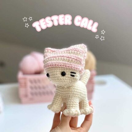 Cat With Hat Crochet Pattern (1)