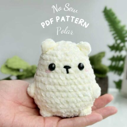 No Sew Polar Bear Crochet Pattern (1)