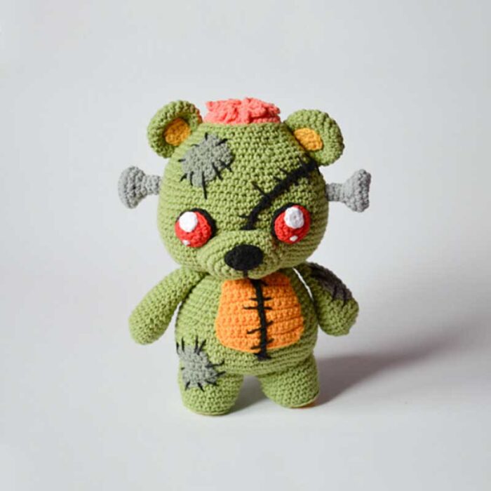 Frankie Zombie Bear Crochet Pattern