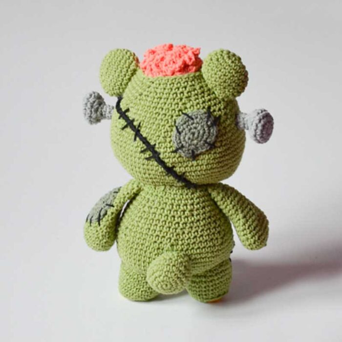 Frankie Zombie Bear Crochet Pattern