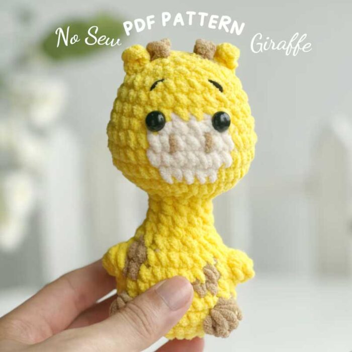 Giraffe No Sew Crochet Pattern