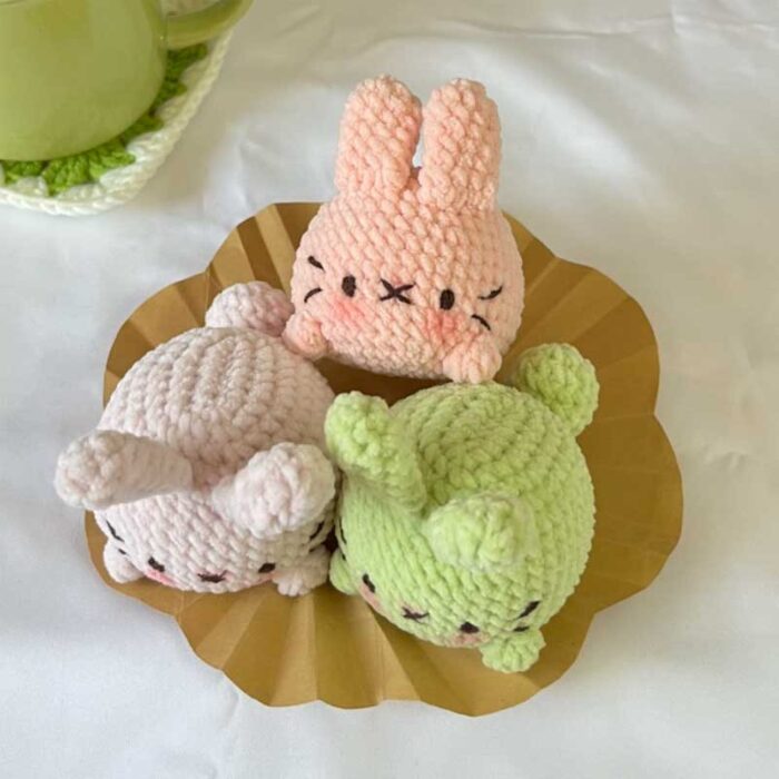 No Sew Mochi Bunny Crochet Pattern