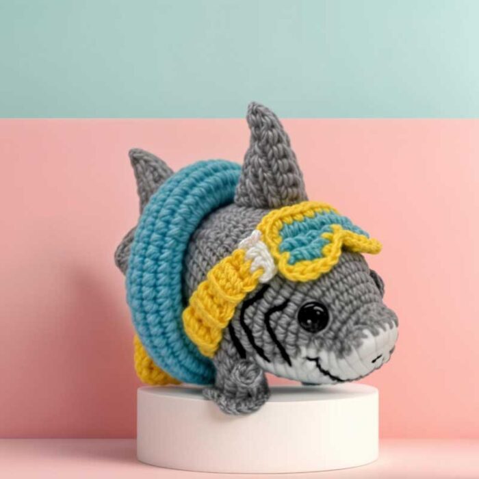 Shark on Vacation Crochet Pattern