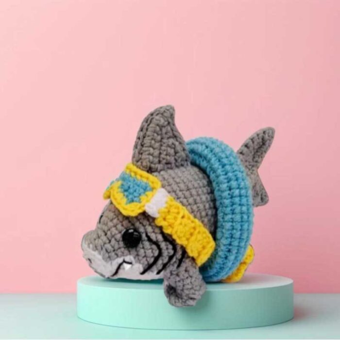 Shark on Vacation Crochet Pattern