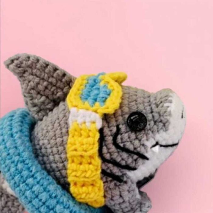 Shark on Vacation Crochet Pattern