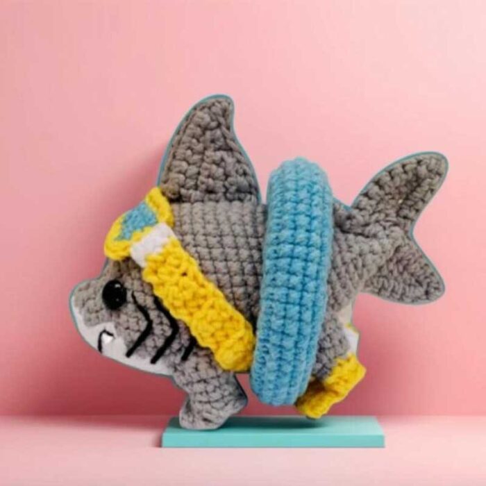 Shark on Vacation Crochet Pattern