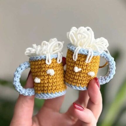 Small Beer Glass Crochet Pattern